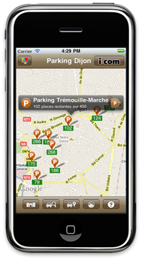 Parking Dijon Carte